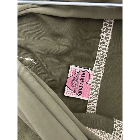 Oh My Bod Women’s Tie Dye Cargo Pockets Draw String Pull-On Pants Sz  L - Picture 3 of 4